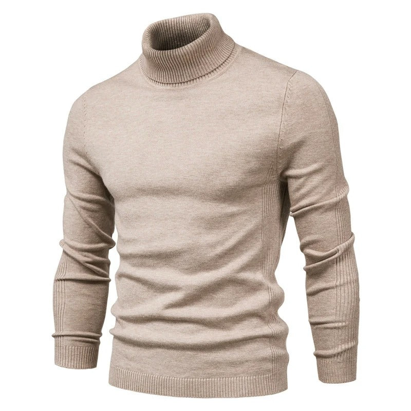 Miesten Slim Turtleneck Villapaita