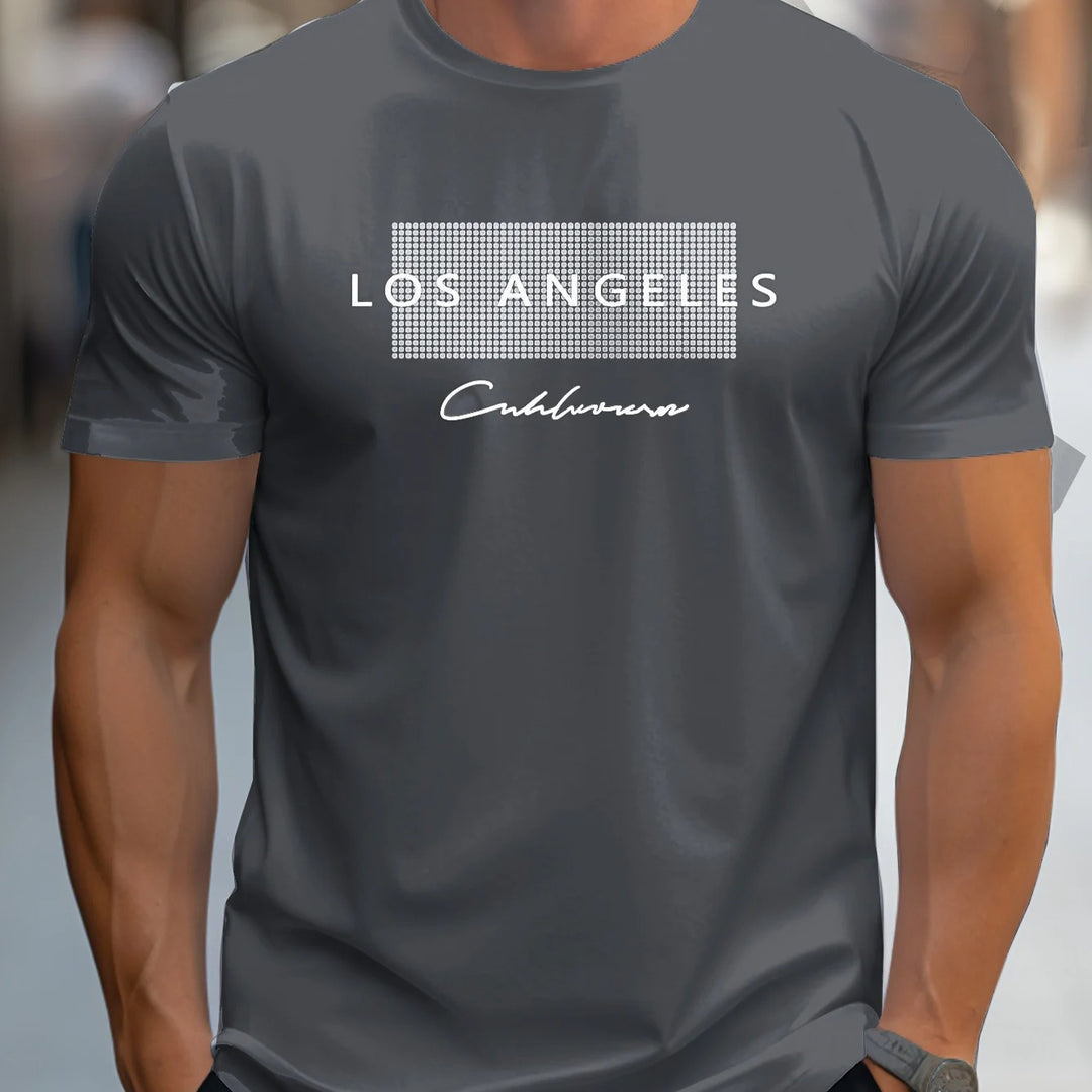 Miesten Los Angeles -graafinen T-paita