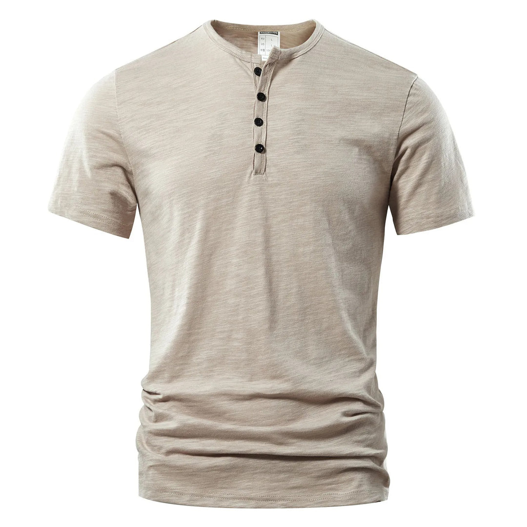 Miesten kesäinen Henley-T-paita