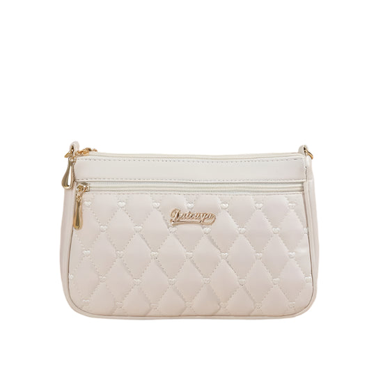 Naisten PU nahka kirjailtu Crossbody laukku