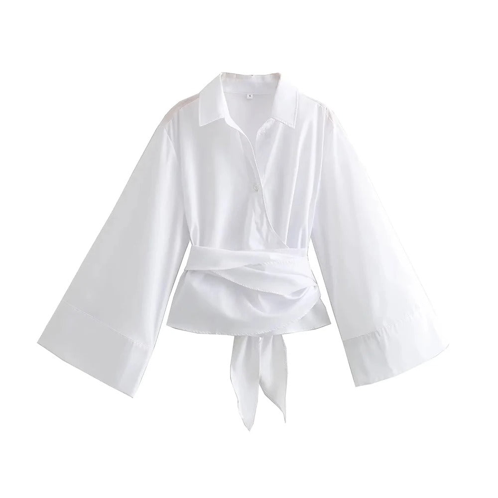 Naisten pitkähihainen Kimono pusero