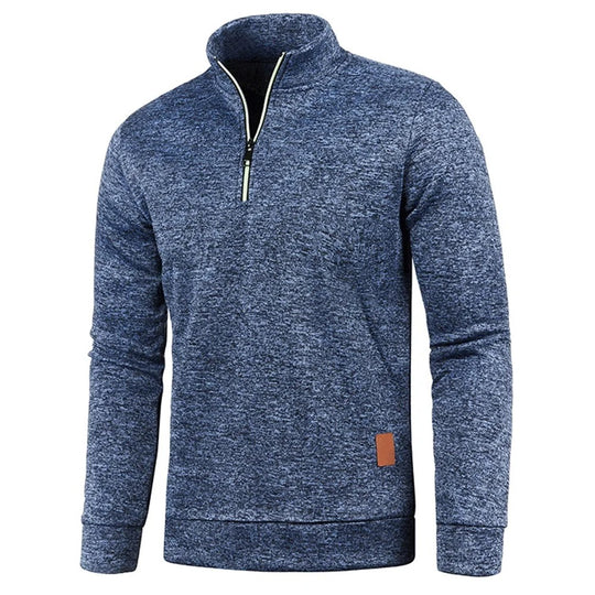 Miesten Turtleneck Half vetoketju huppari
