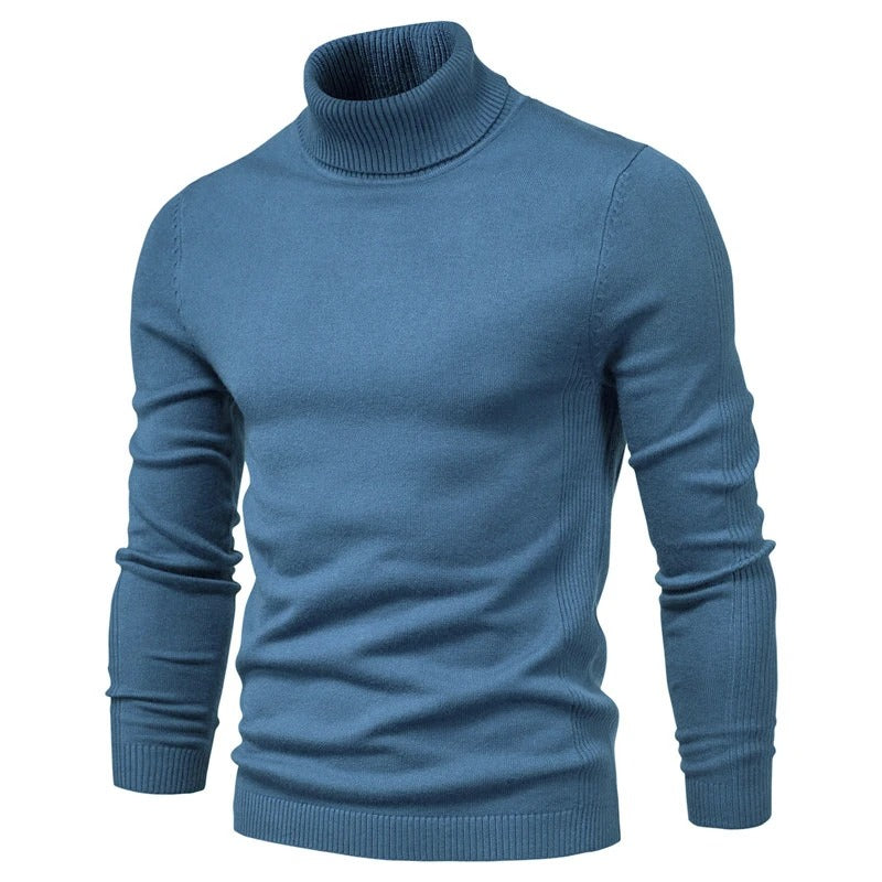 Miesten Slim Turtleneck Villapaita