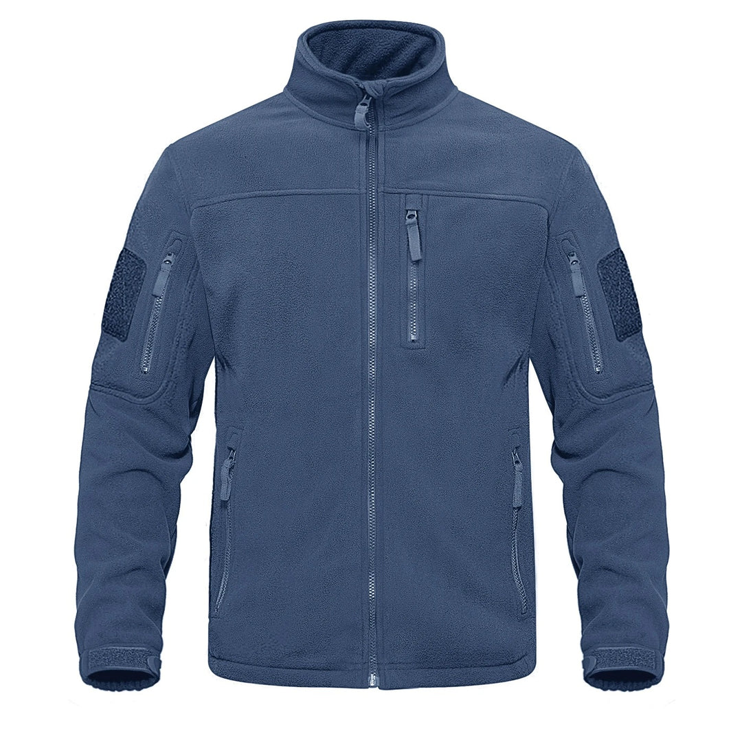 Miesten kokovetoketjullinen fleece-lämpötakki