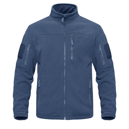 Miesten kokovetoketjullinen fleece-lämpötakki