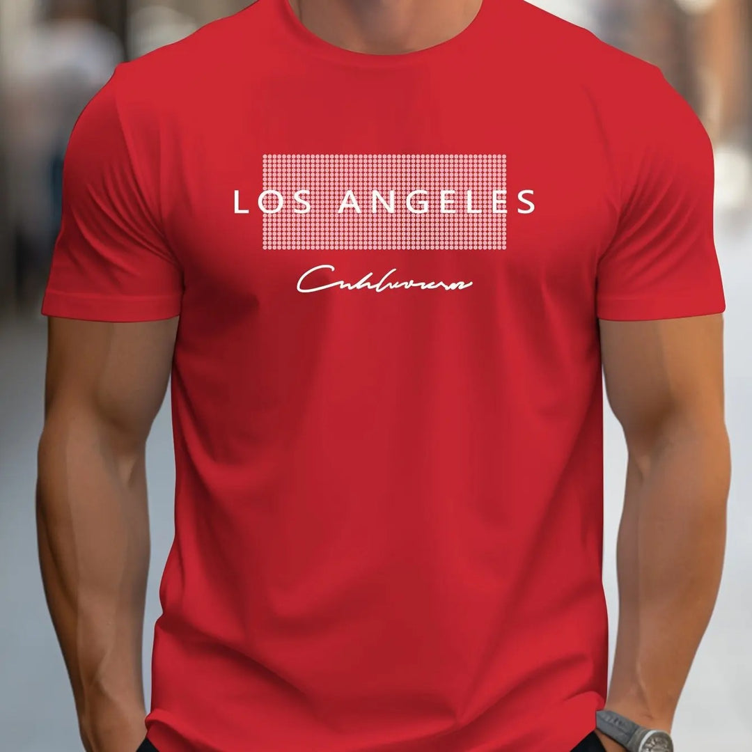 Miesten Los Angeles -graafinen T-paita
