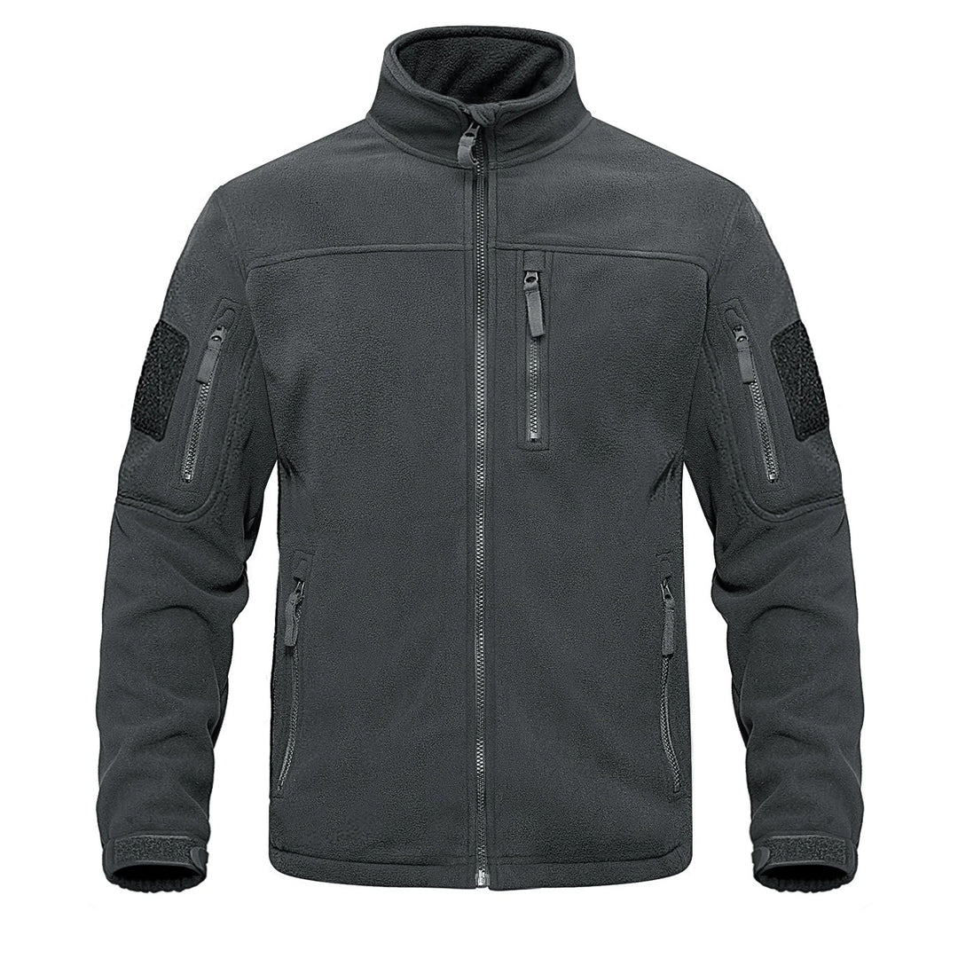 Miesten kokovetoketjullinen fleece-lämpötakki