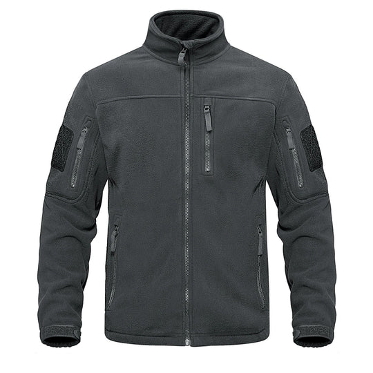 Miesten kokovetoketjullinen fleece-lämpötakki