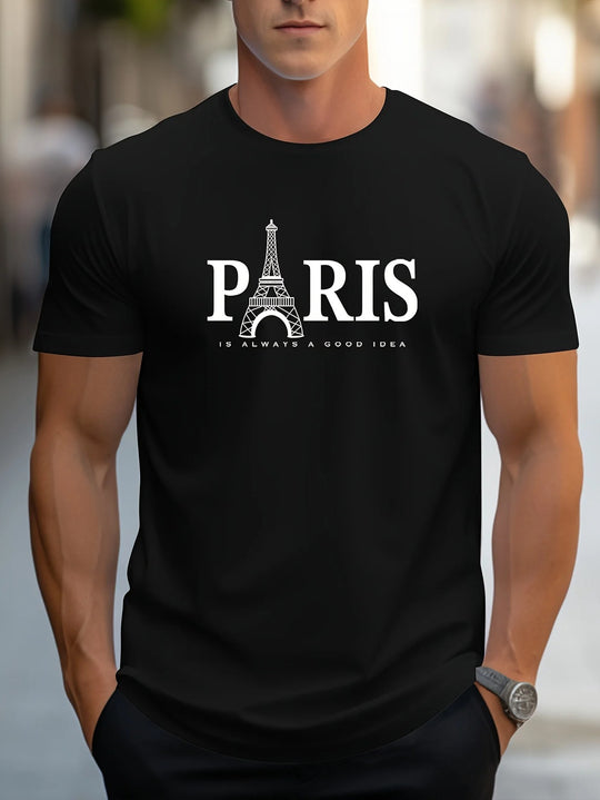 Miesten Paris-printtipaita
