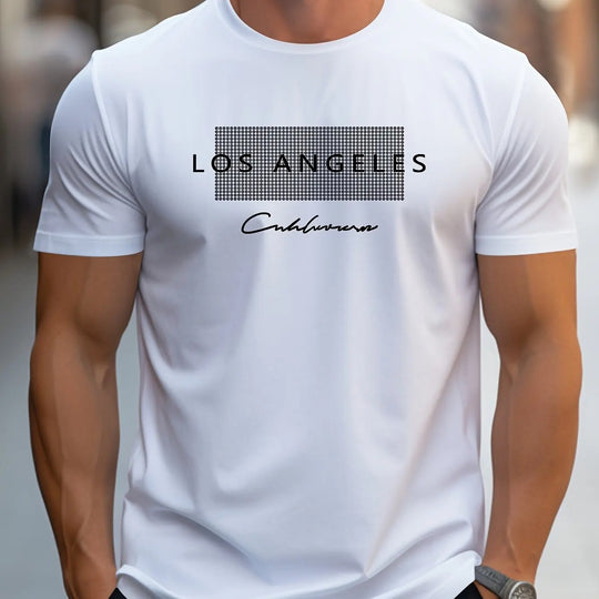 Miesten Los Angeles -graafinen T-paita