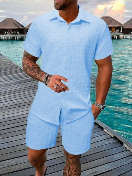 Miesten kaksoset jacquard-setit