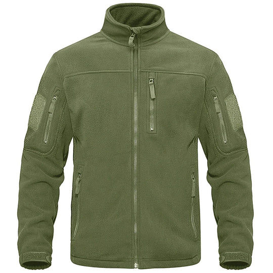 Miesten kokovetoketjullinen fleece-lämpötakki