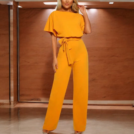 Naisten tiukka vyötärö Slim Jumpsuit