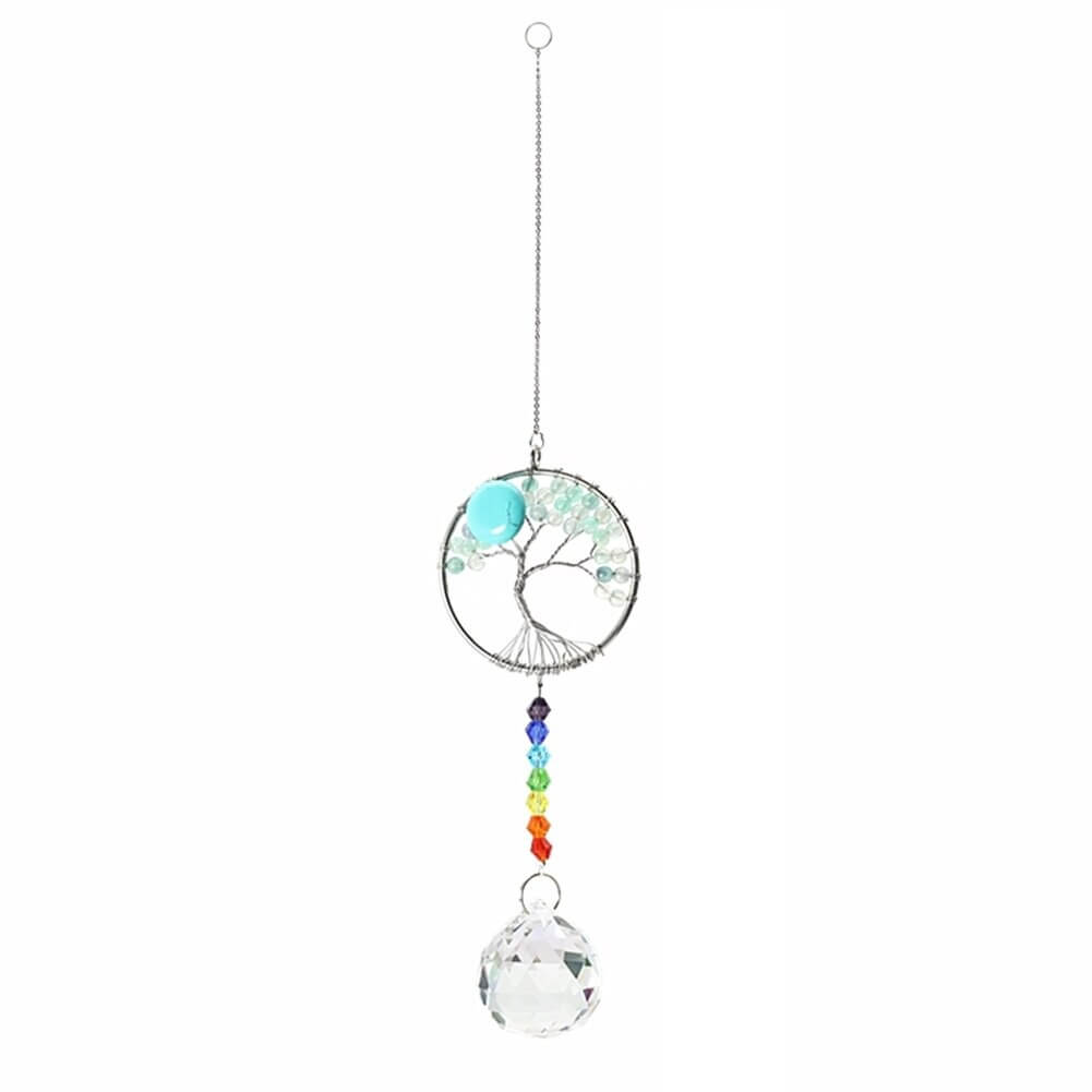 Elämän puu Crystal Suncatcher