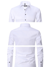 Miehet Anti-Wrinkle Slim Fit pukeutua paita