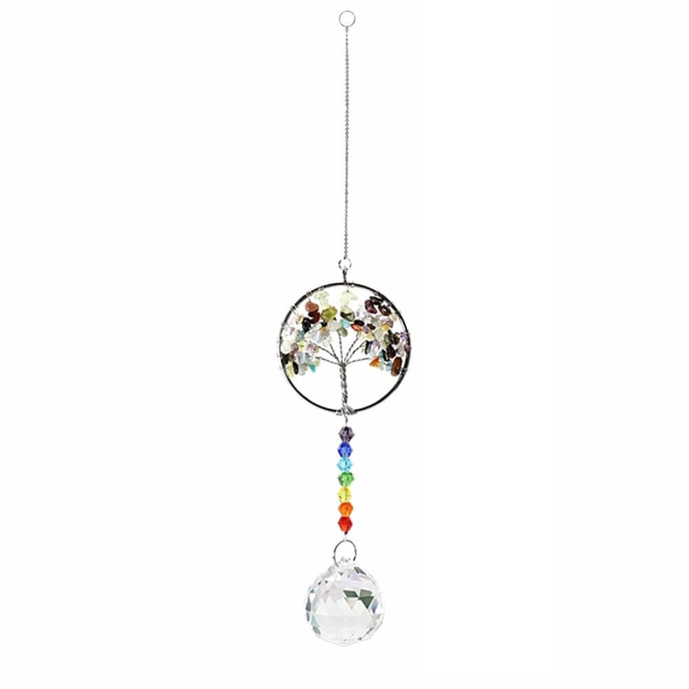 Elämän puu Crystal Suncatcher