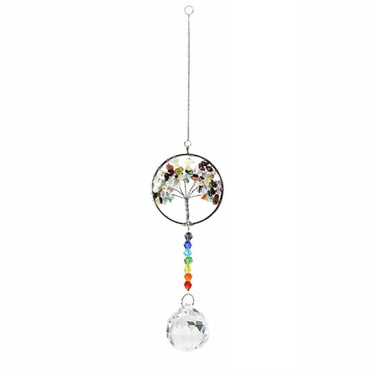 Elämän puu Crystal Suncatcher