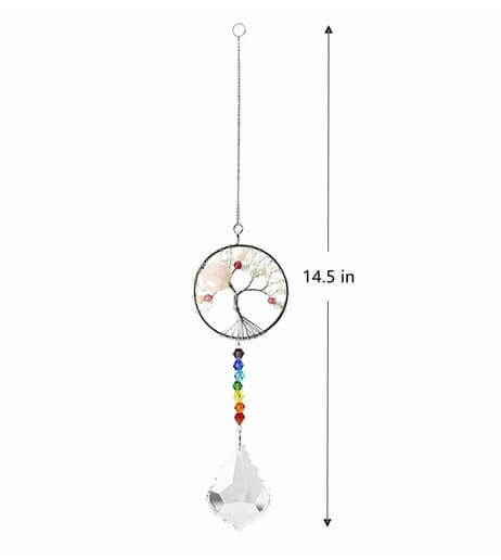 Elämän puu Crystal Suncatcher