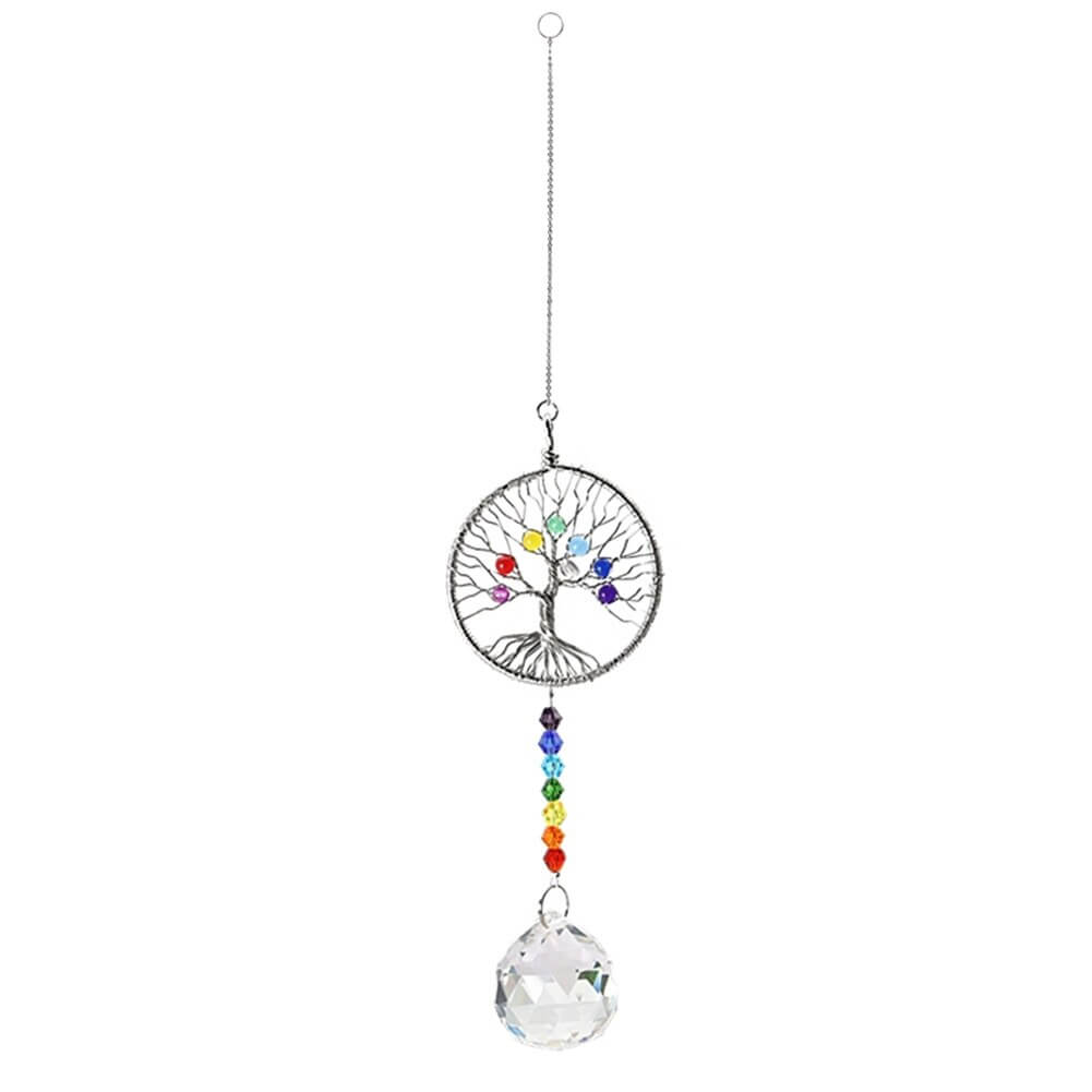 Elämän puu Crystal Suncatcher