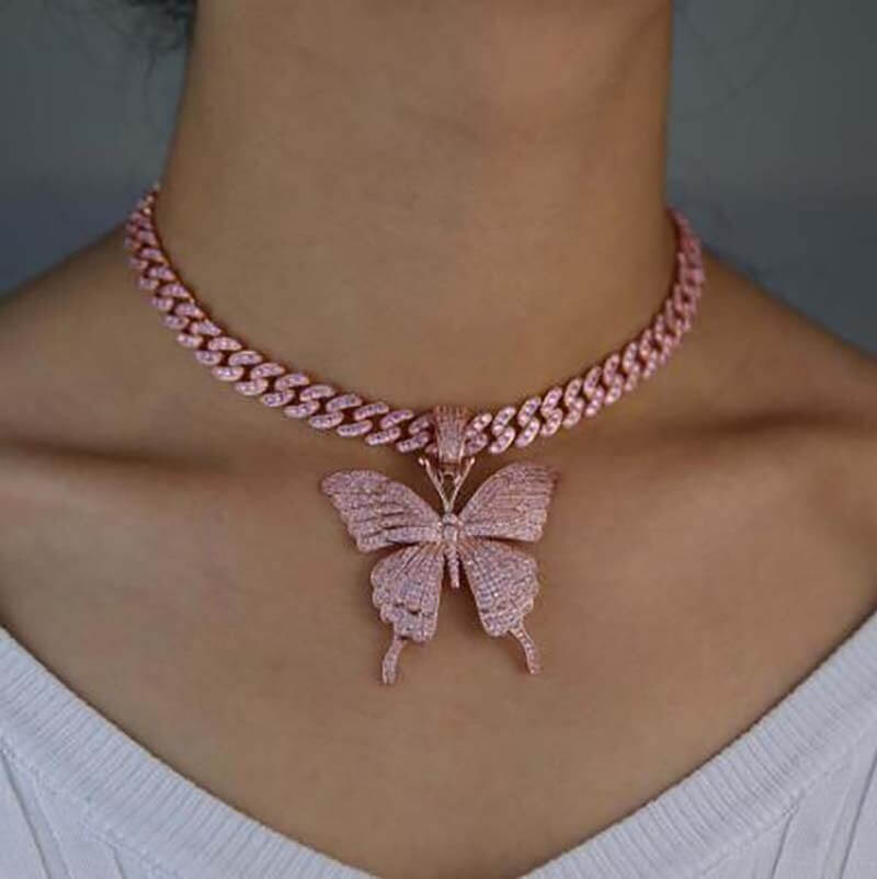 Perhonen Ketju Choker