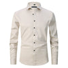 Miehet Anti-Wrinkle Slim Fit pukeutua paita