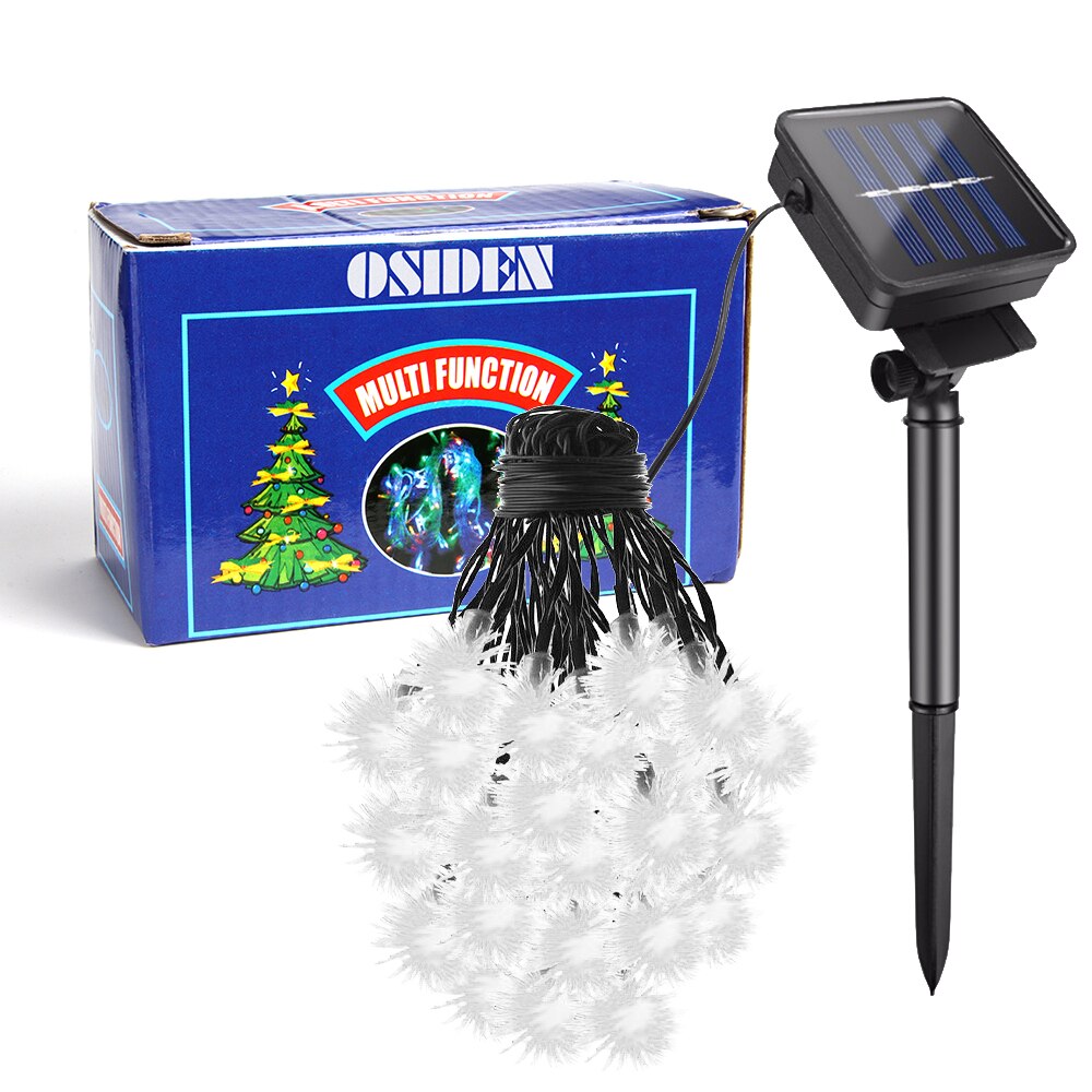 LED Solar Voikukka Pallo Merkkijono Valot