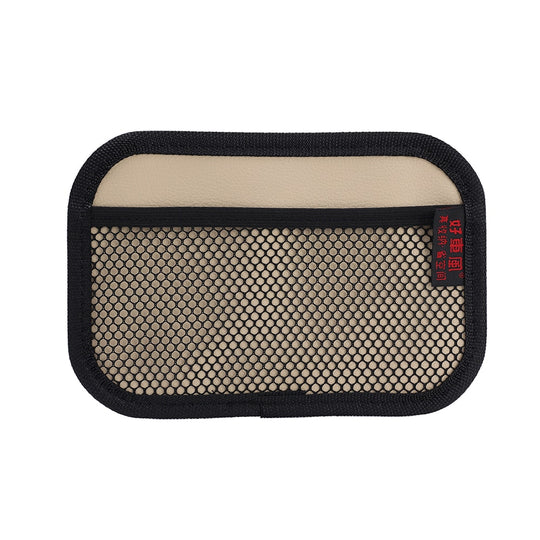 Leather Mesh Car Organizer