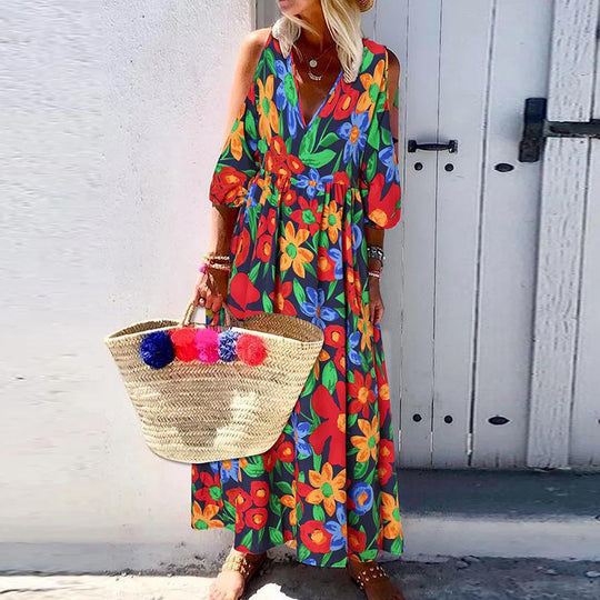 Vintage Retro Maxi mekko